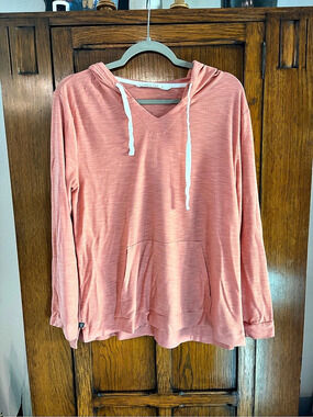 Free Fly Women's Bamboo Lightweight Slub Hoodie Pink XL